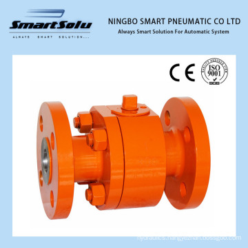 Yellow Color Forged Flanged End Ball Valve